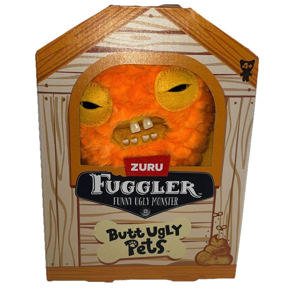 NIB ZURU FUGGLER BUTT UGLY PETS COD FATHER GOLDFISH FUNNY UGLY MONSTER 9" PLUSH - Picture 3 of 8